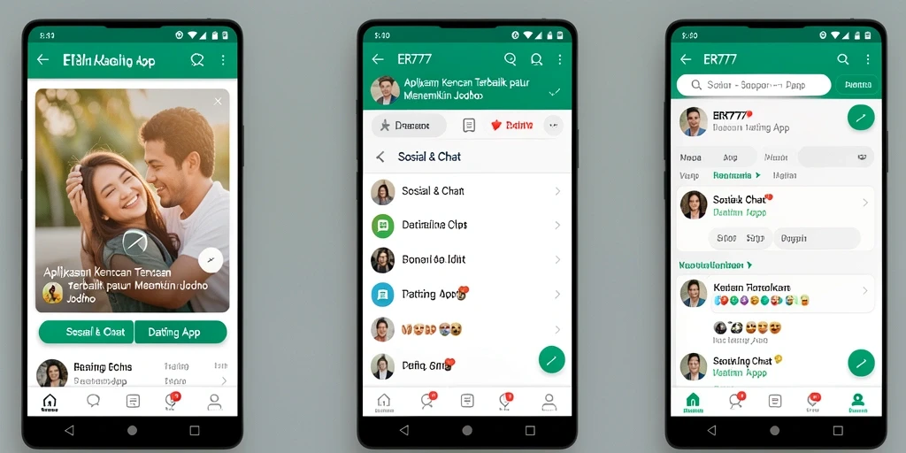 Tampilan antarmuka ER777 yang menarik dan user-friendly.