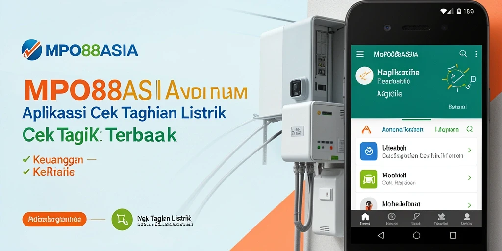 Tampilan antarmuka utama aplikasi Cek Tagihan Listrik MPO88ASIA.